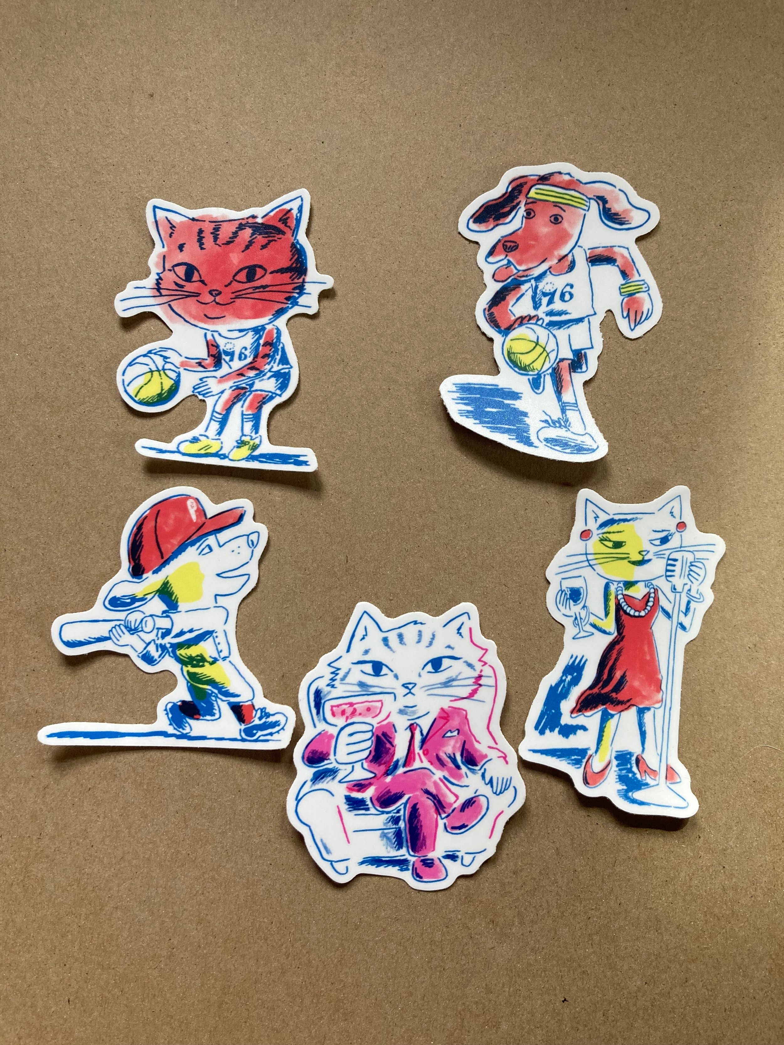 76ers Cat Sticker