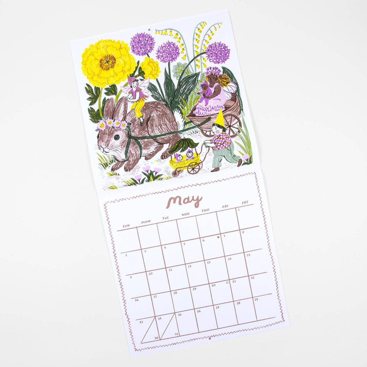 Phoebe Wahl Fairyland 2027 Wall Calendar