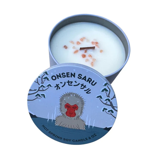 Limited Edition Onsen Saru Hot Spring Soy Candle