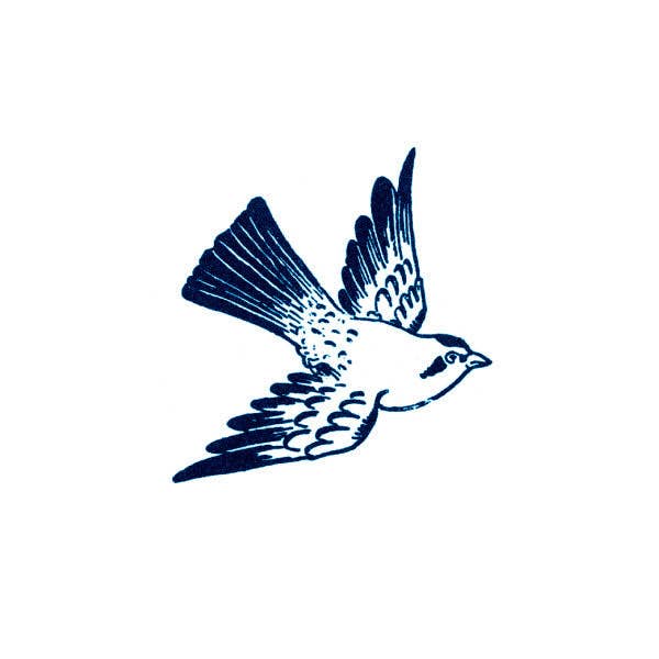 Cartolina Bird Tattoo Pair
