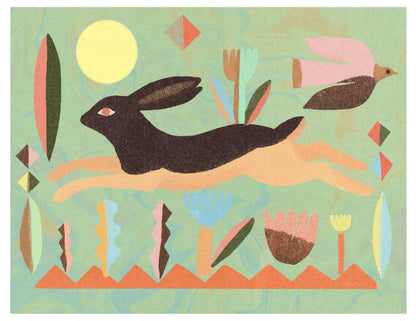 Rabbit Run Art Print