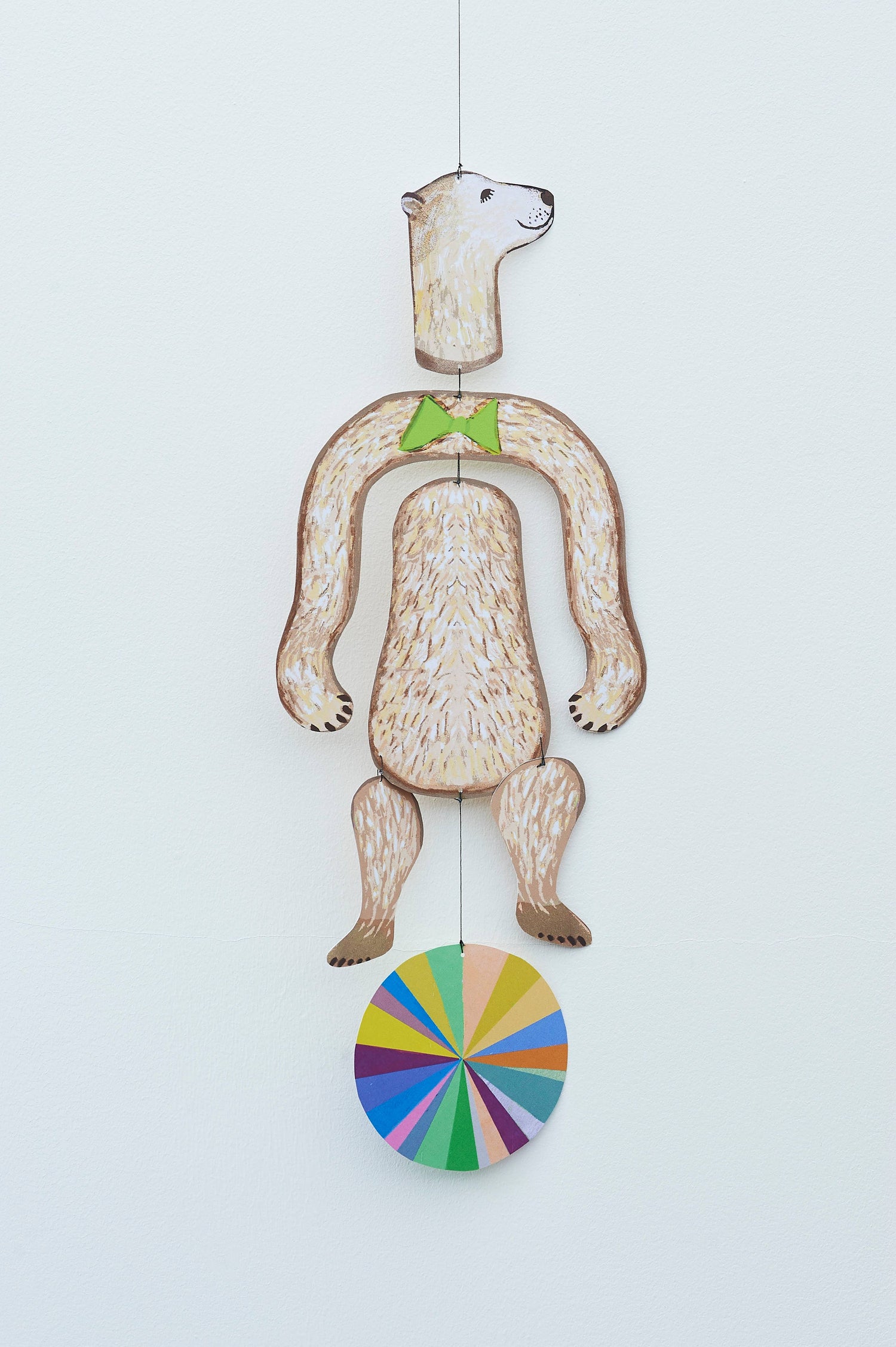 Nursery Cirucus Polar Bear Kinetic Mobile