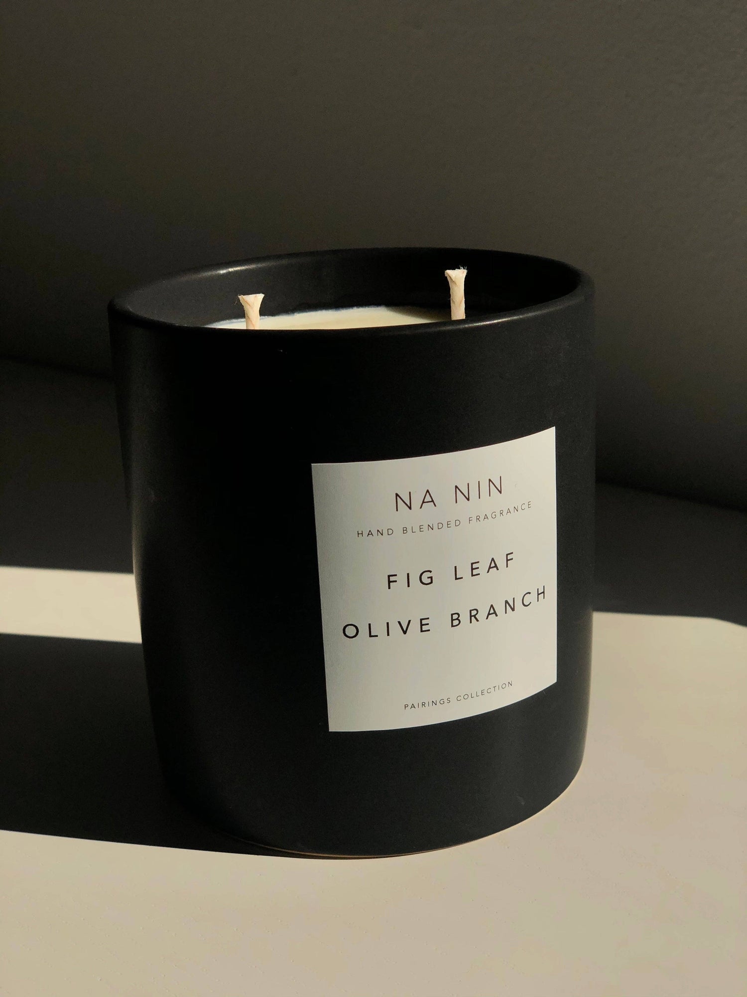 Fig Leaf &amp; Olive Branch Candle / Available in Multiple Sizes