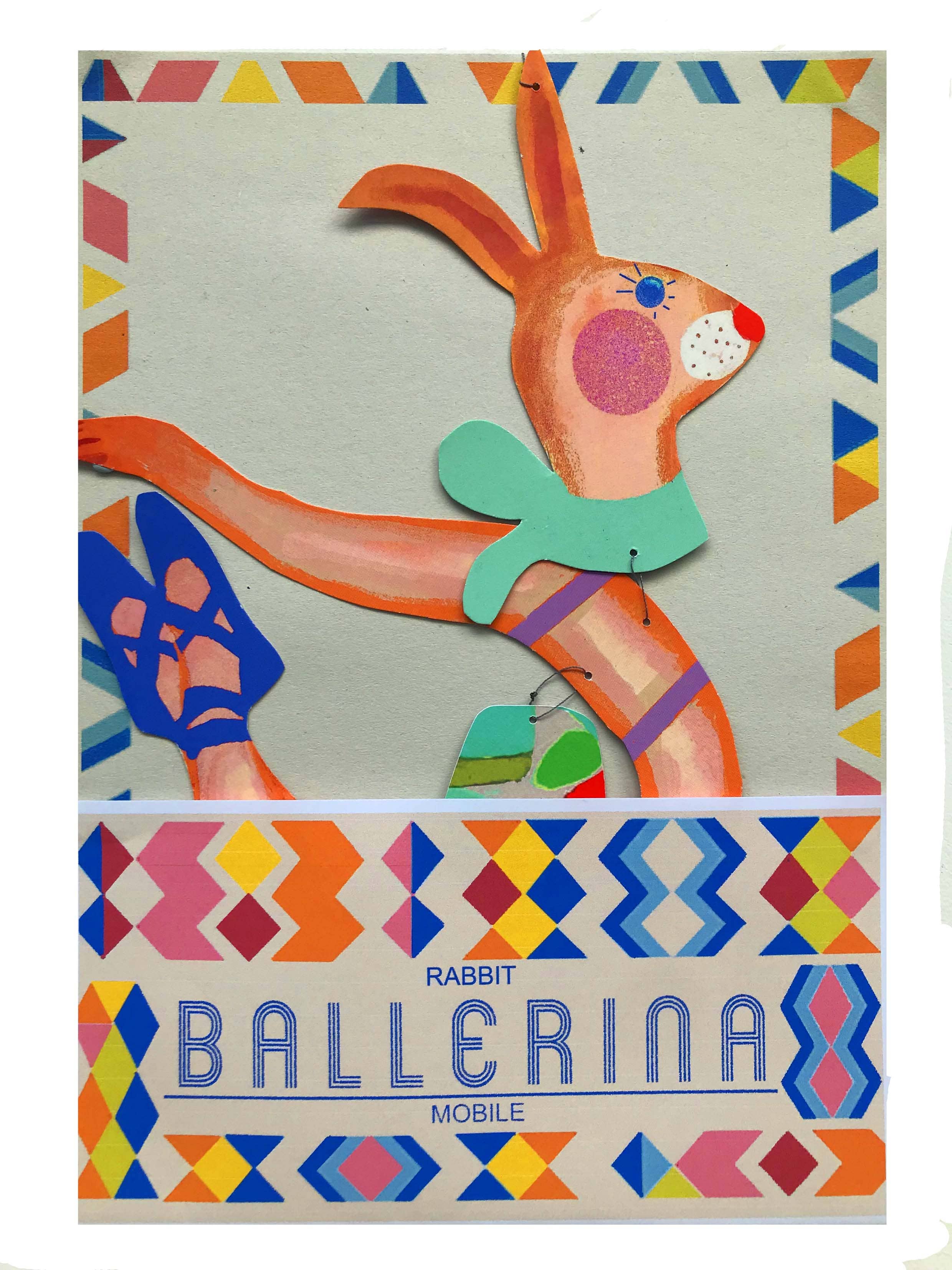 Rabbit Ballerina Nursery Mobile