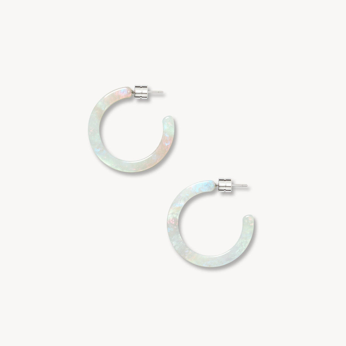 Mini Hoops in Astral Mint