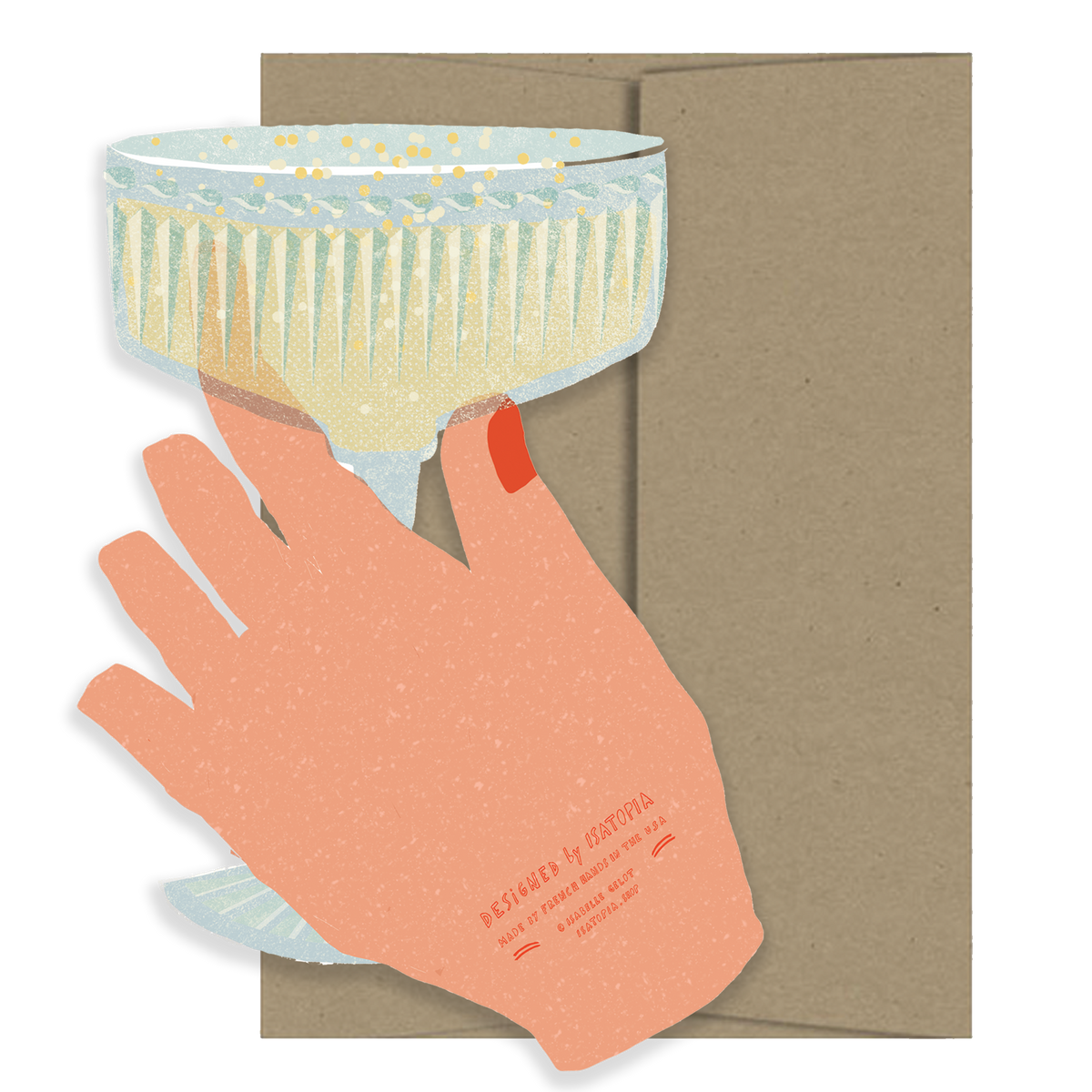 Coupe Chin-Chin - Die Cut Card