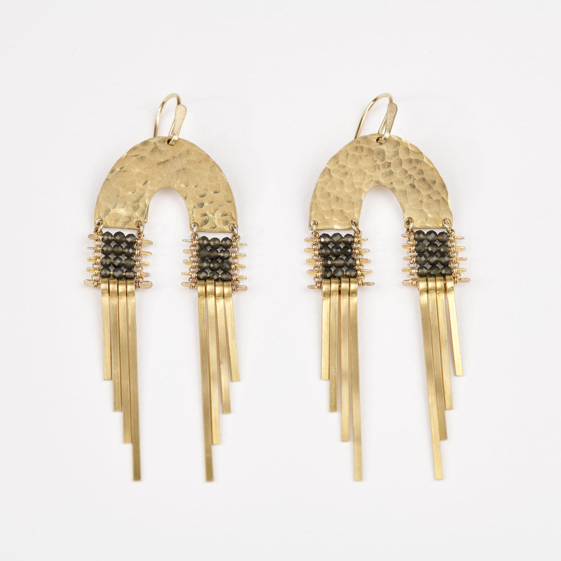 Demimonde Arcus Double Fringe Earrings