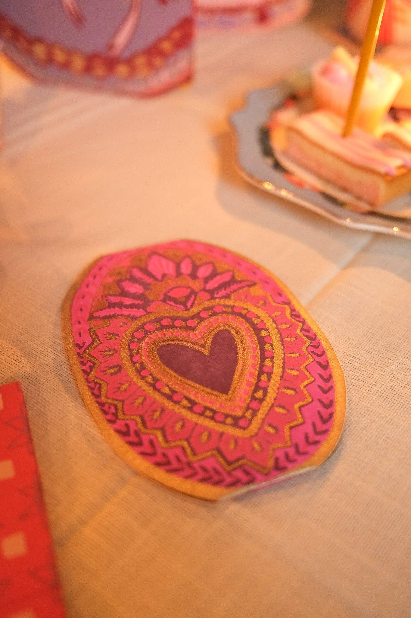 Heart Of Feathers Greeting Card