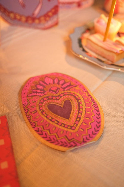 Heart Of Feathers Greeting Card