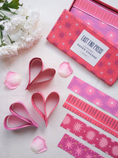PINK &amp; RED PAPER CHAIN KIT