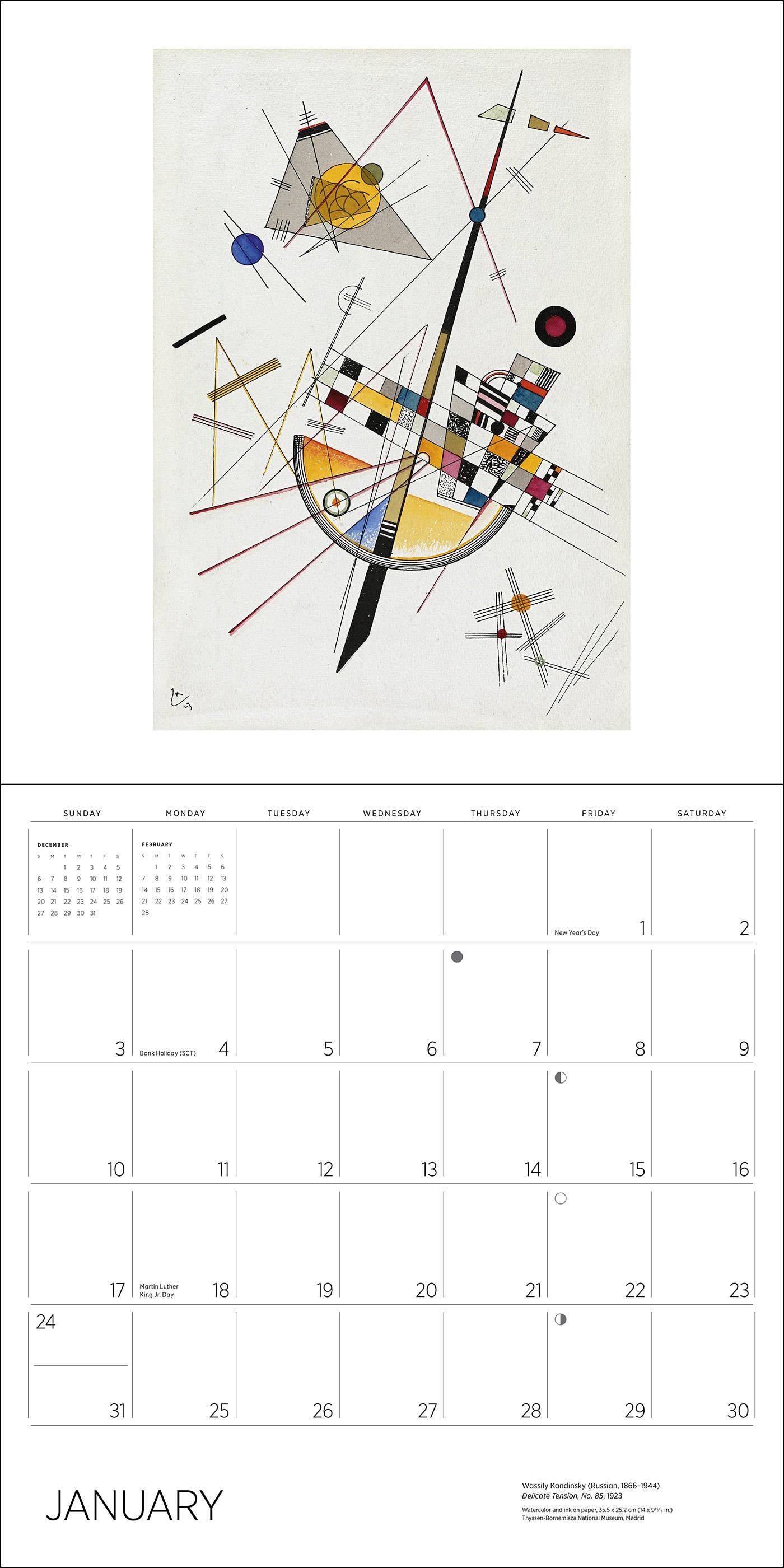 Kandinsky 2027 Wall Calendar