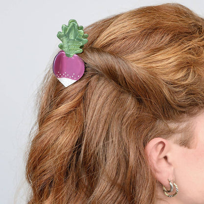 French Radish Small Hair Claw