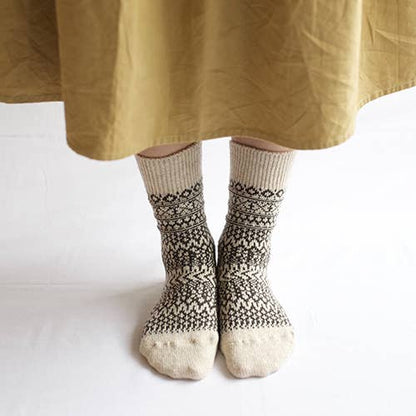 Wool Jacquard Socks