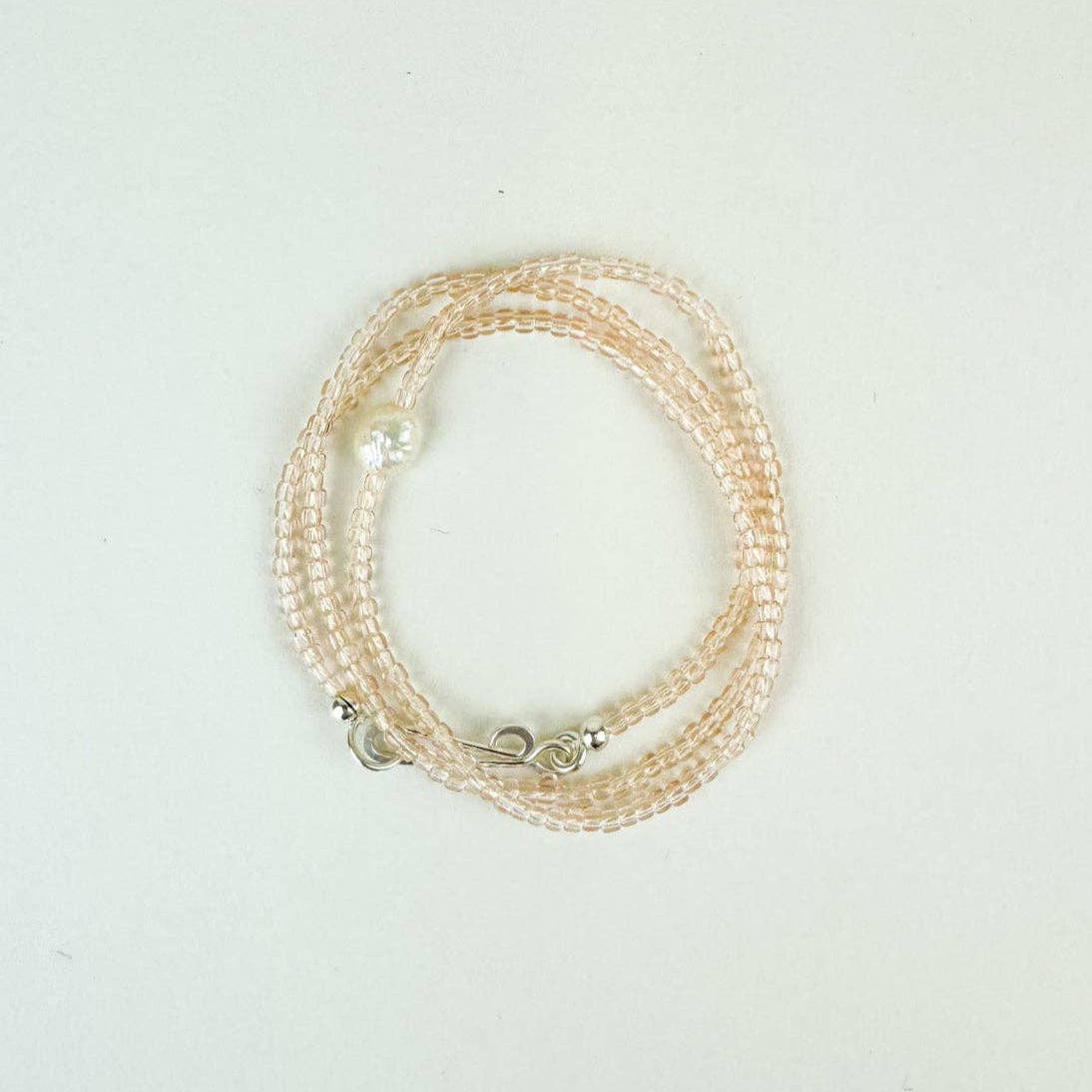 The Khadi Necklace Light Pink Trance
