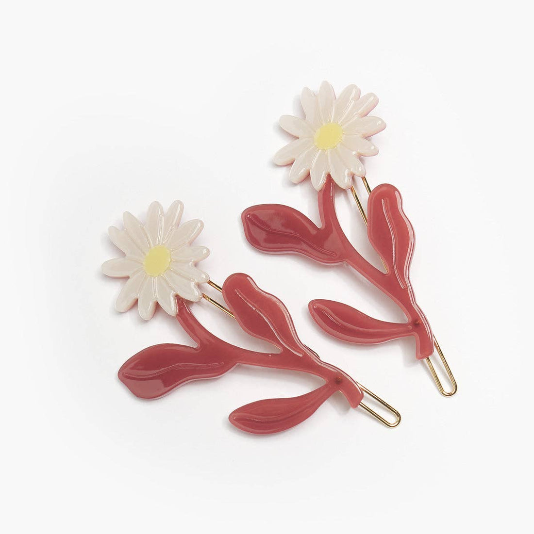 Marguerite Daisy Hair Clip Set