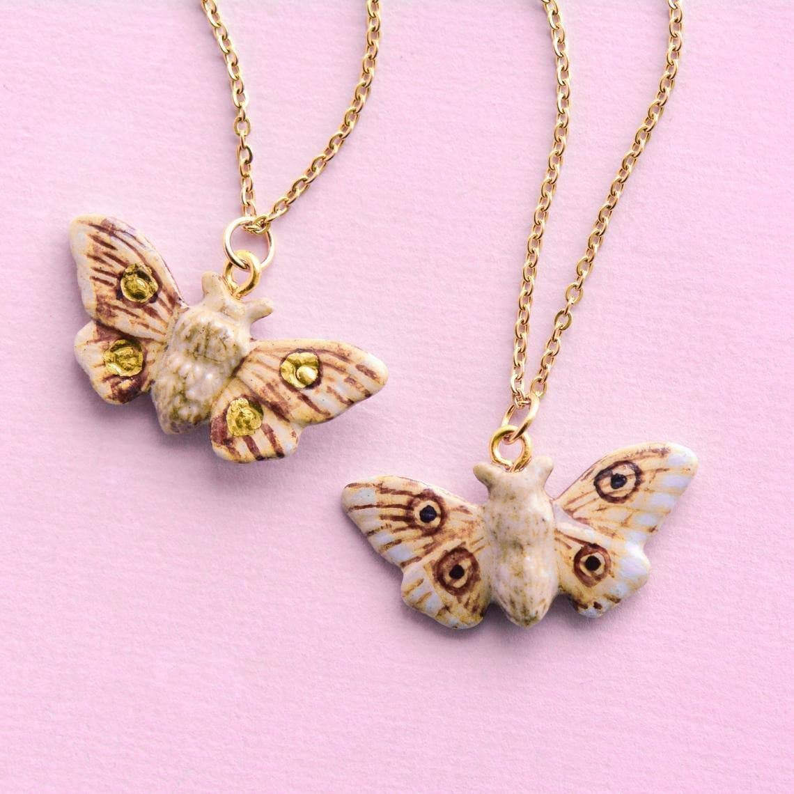 Solar Moth Necklace