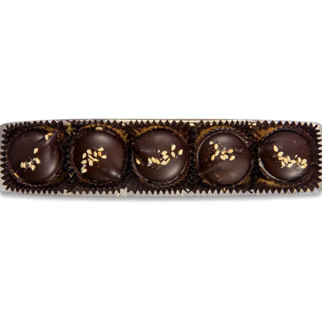 Dark Chocolate Tahini Cups