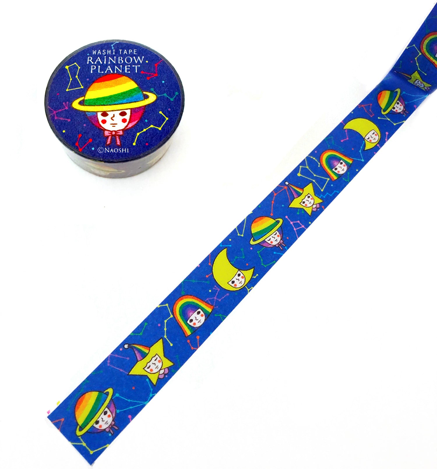 Rainbow Planet Washi Tape