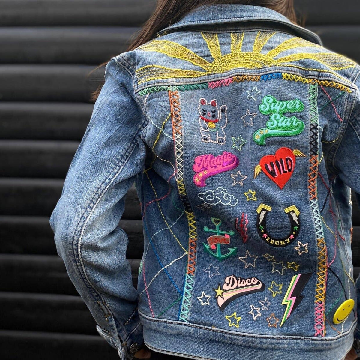 Leaping Leopard Iron-On Embroidered Patch