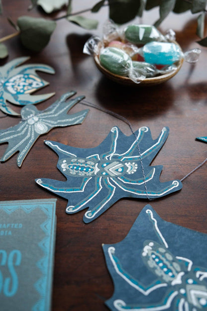 Creeping Spider Sewn Garland