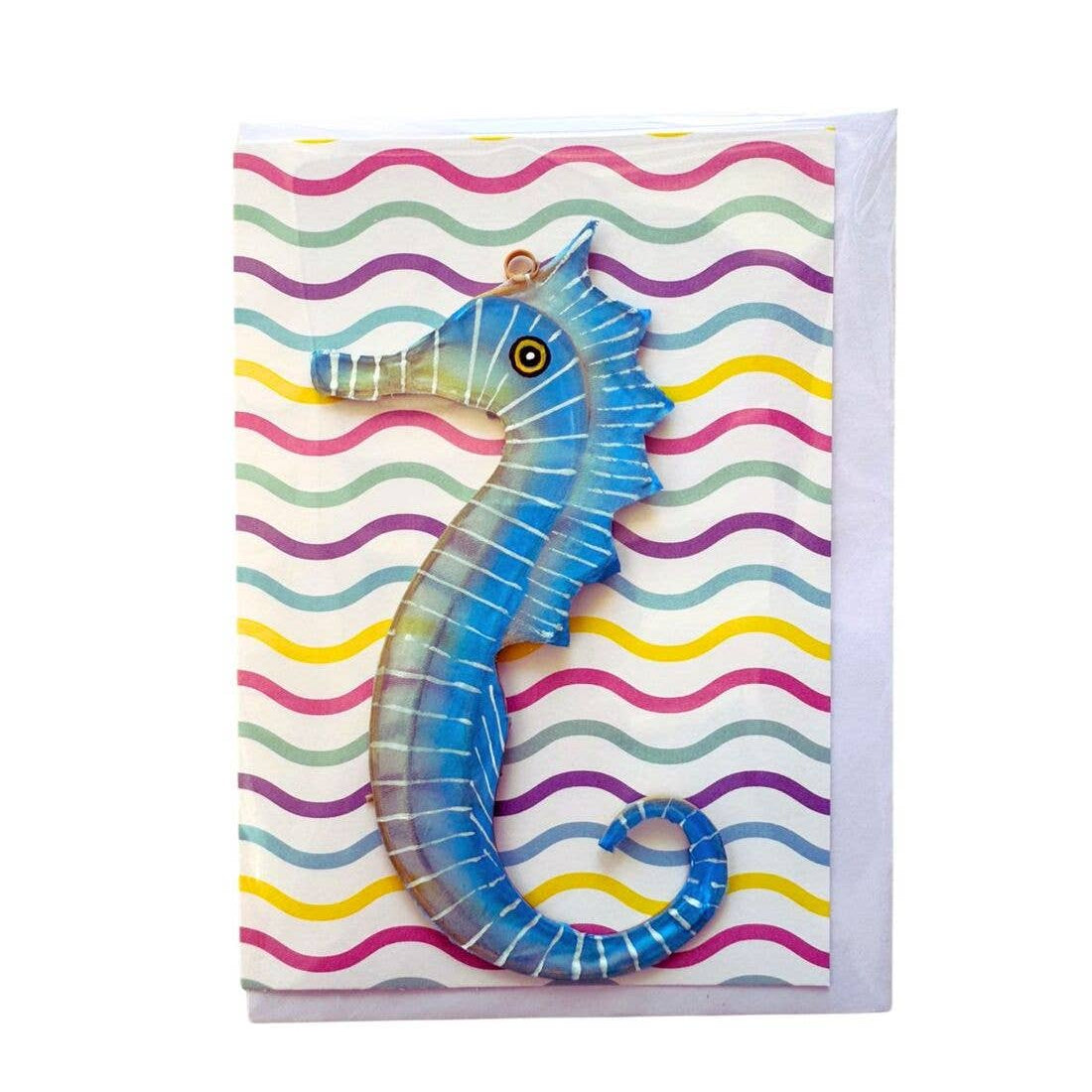 Seahorse Ornament Greeting Card