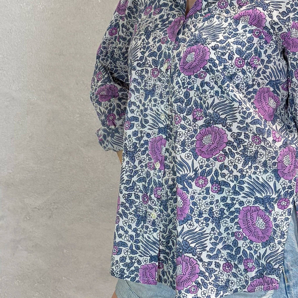 Capri Periwinkle Tunic