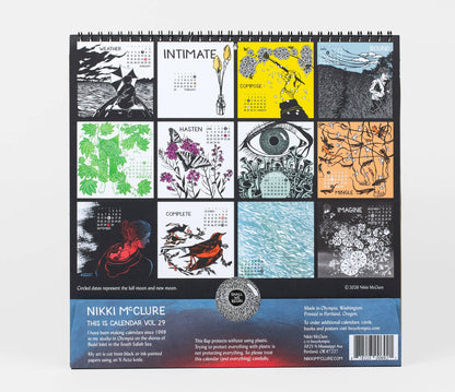 Nikki McClure Shall We Begin 2027 Wall Calendar