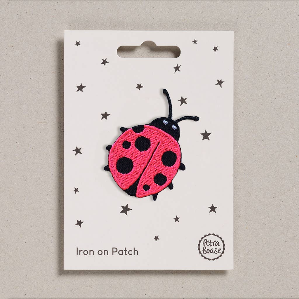 Ladybird  Iron-On Embroidered Patch