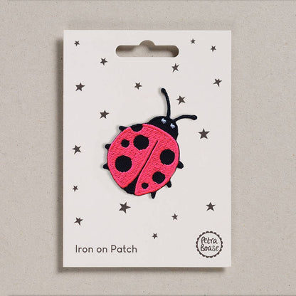 Ladybird  Iron-On Embroidered Patch