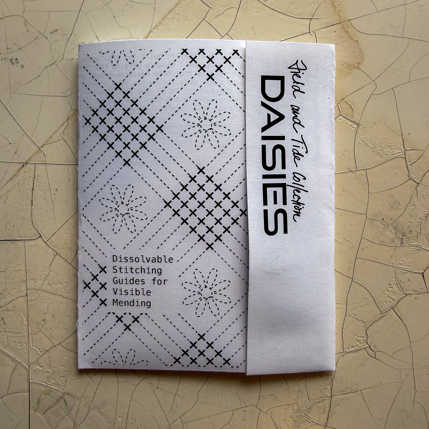Visual Mending Embellishment Transfer- Daisies