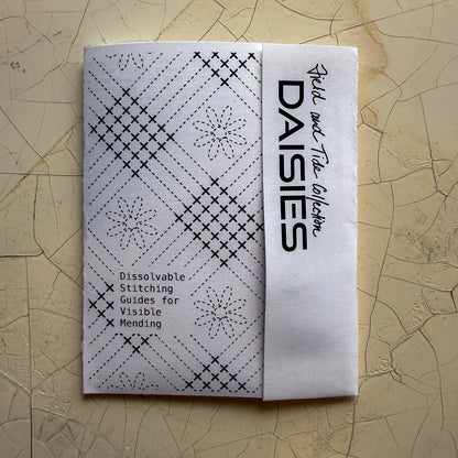 Visual Mending Embellishment Transfer- Daisies