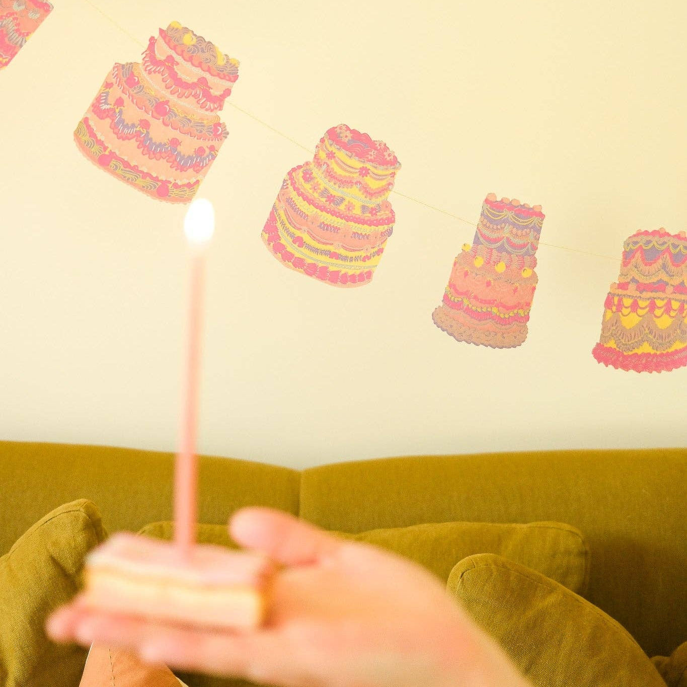 Celebration Cakes Sewn Garland