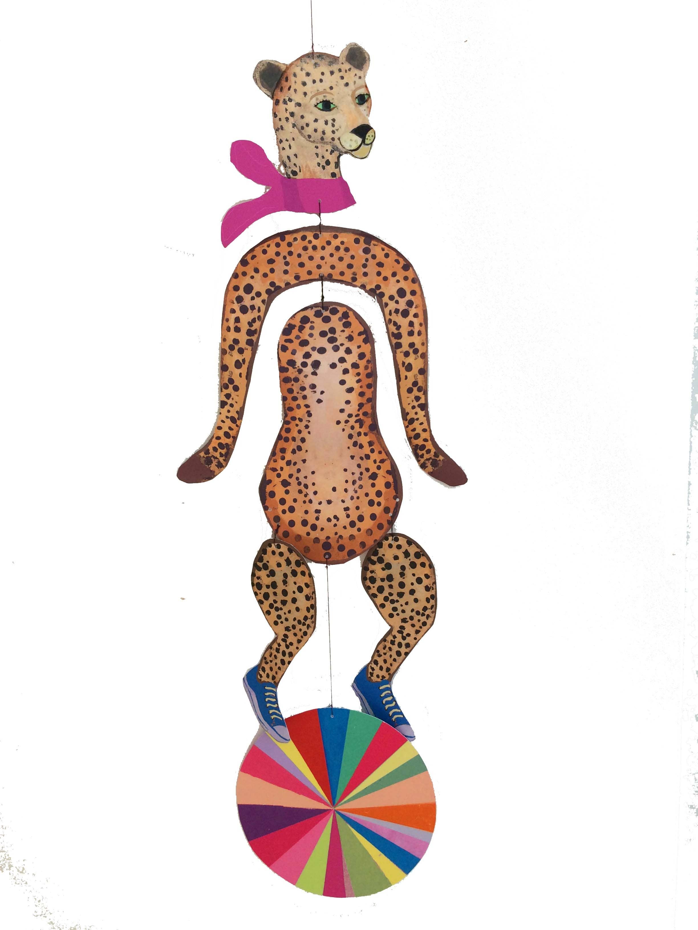 Nursery Circus Cheetah Kinetic Mobile