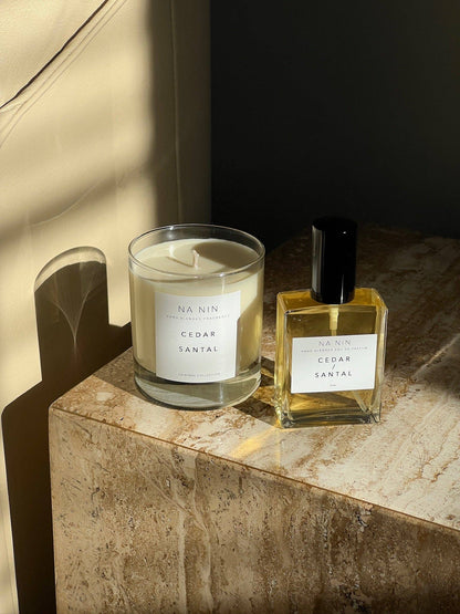 Cedar &amp; Santal Candle / Available in Multiple Sizes