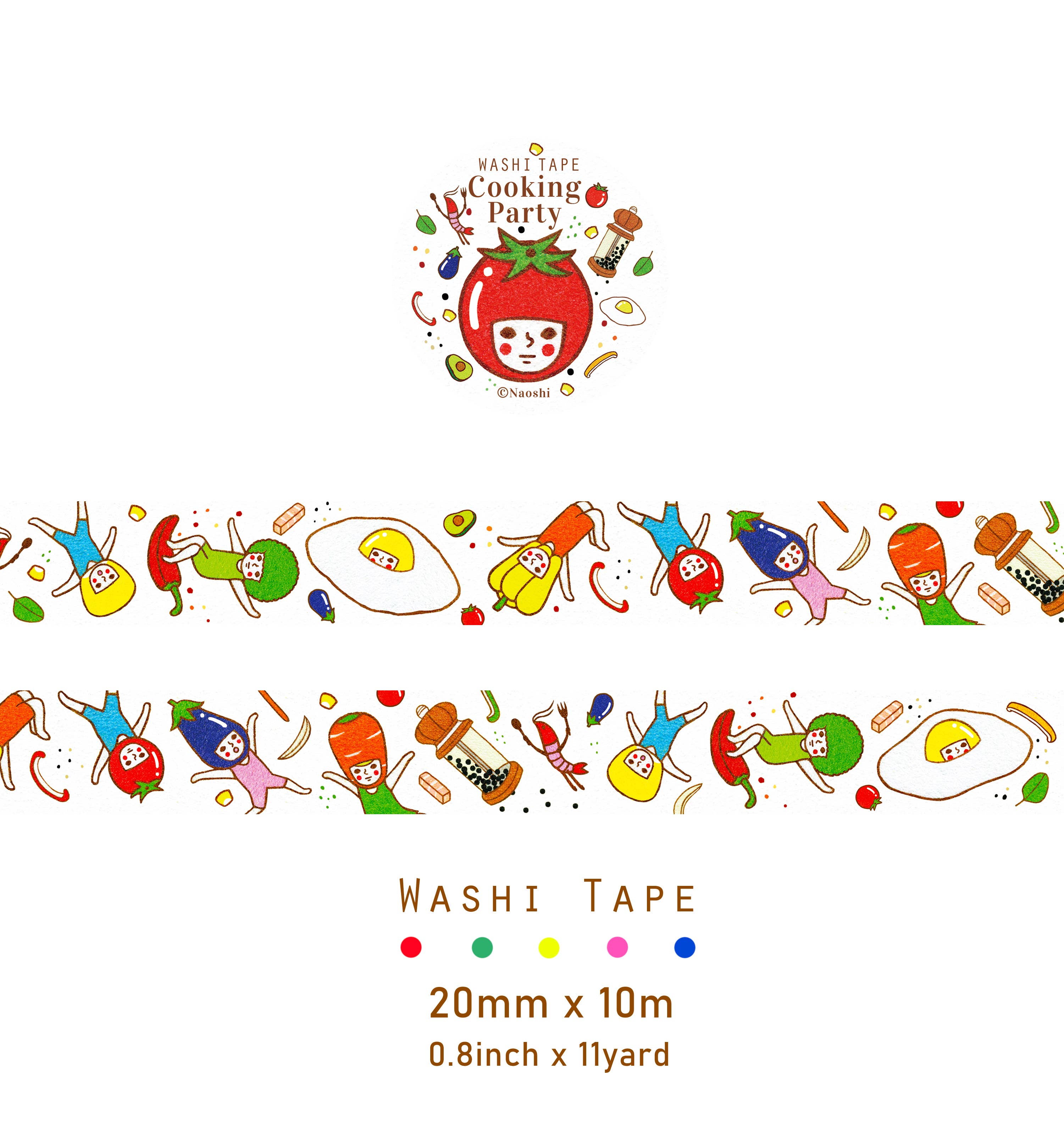 Cooking Party Washi Tape