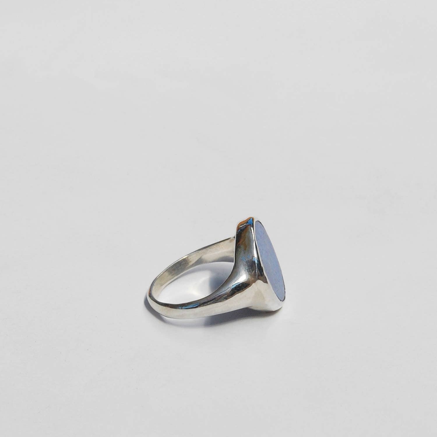 Lacuna Ring in Silver &amp; Lapis