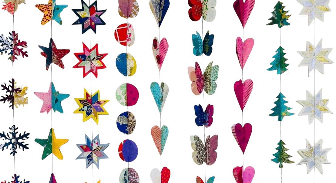 NEW 3D Paper garlands, 6ft
