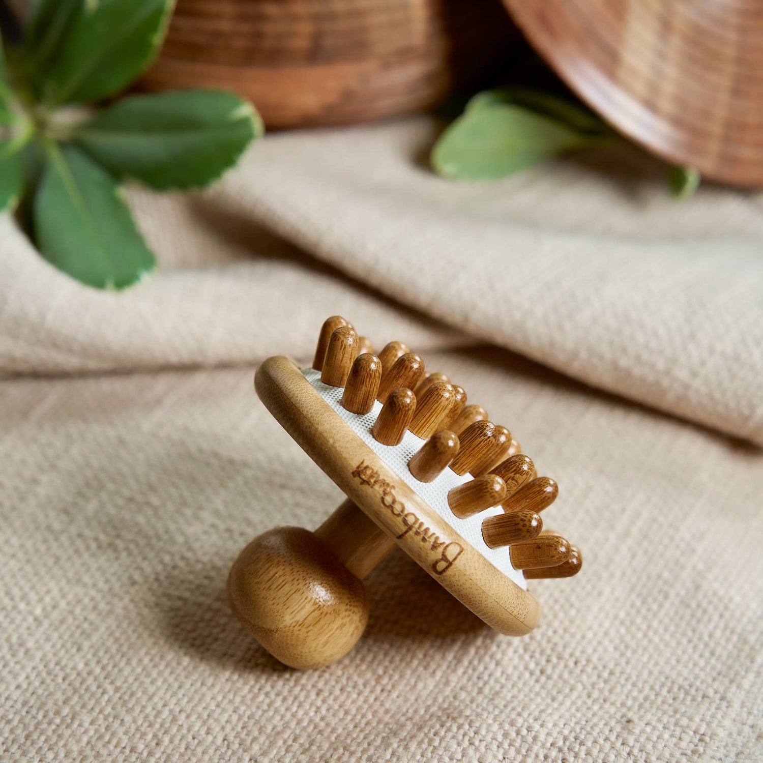 Bamboo Stimulating Scalp Massager
