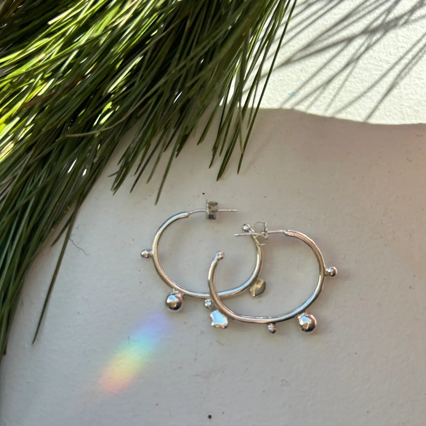 Morse Code Oval Hoops