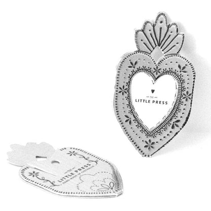 Mini Silver Heart Frame