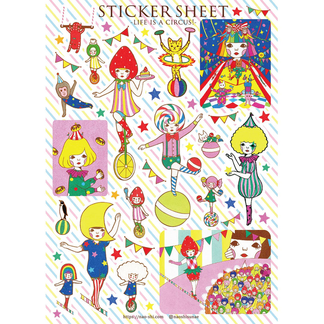 Life is a circus! Sticker Sheet