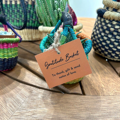 Mini Gratitude Basket