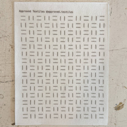 Visual Mending Embellishment Transfer- Vertical Dashes