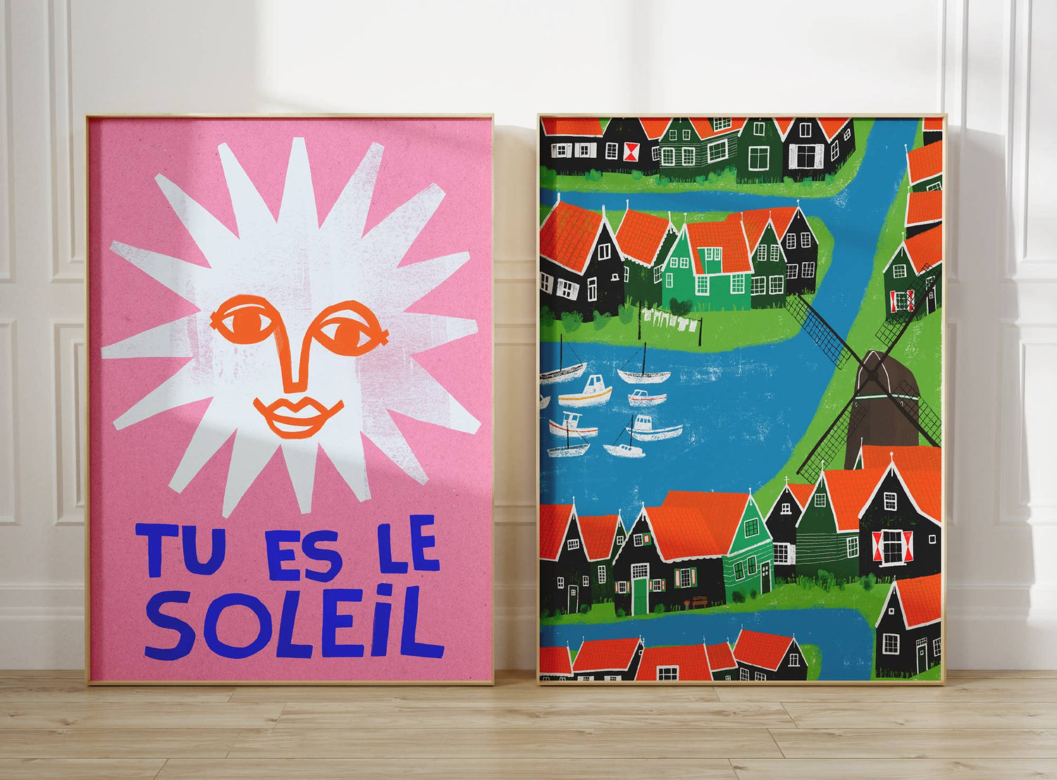 Le Soleil Art Print