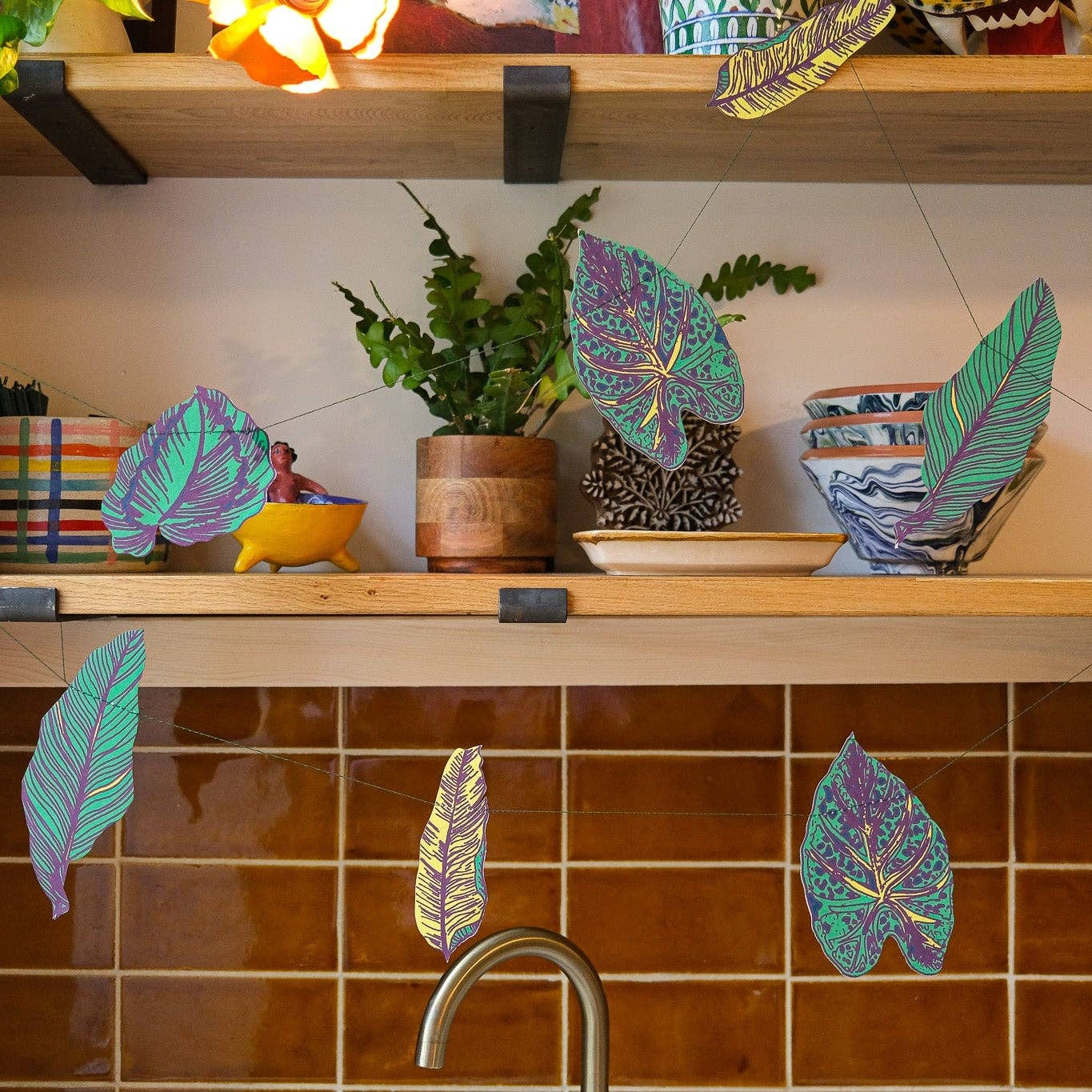 Leaves Sewn Garland