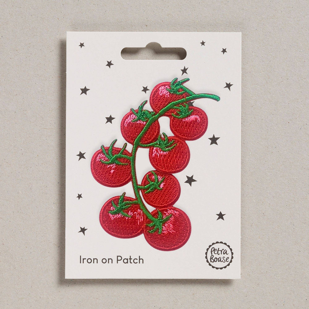 Tomato Embroidered Iron On Patch
