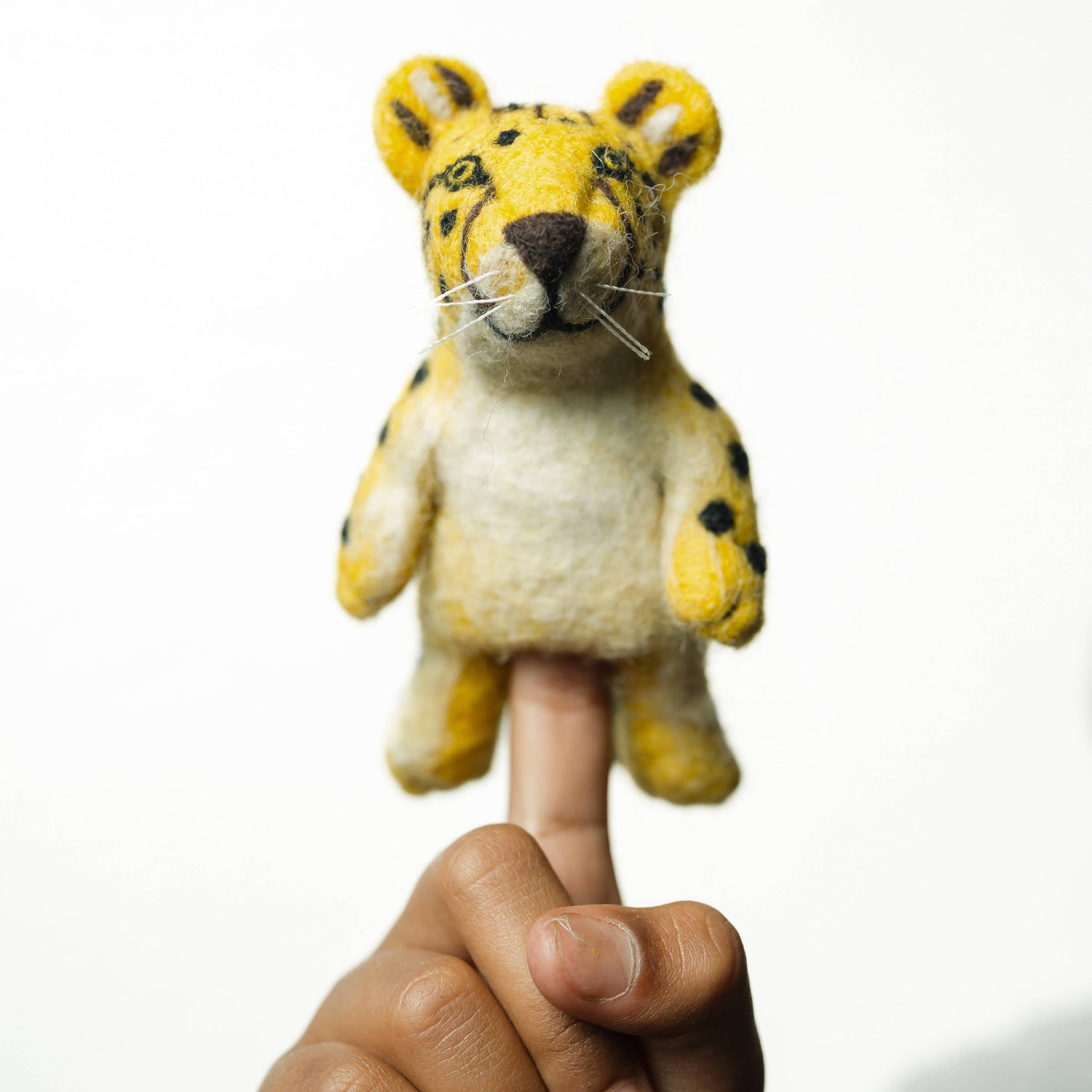 Cheetah Finger Puppet