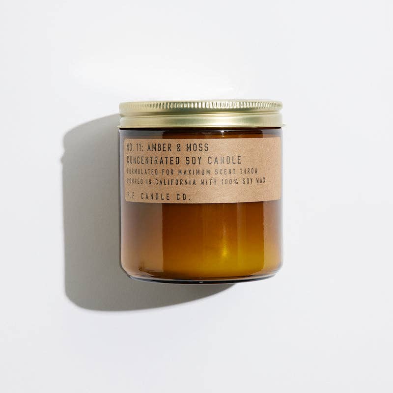 Amber &amp; Moss - Large Concentrated Candle