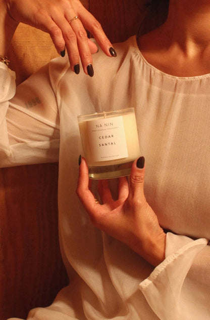 Cedar &amp; Santal Candle / Available in Multiple Sizes