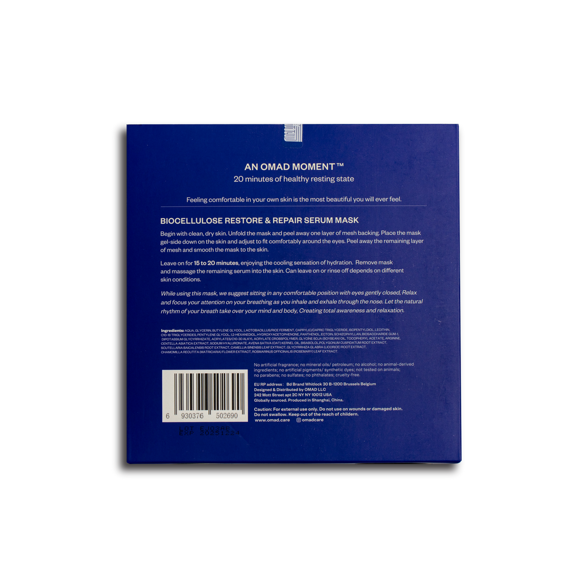 OMAD Bio Cellulose Restore &amp; Repair Serum Mask
